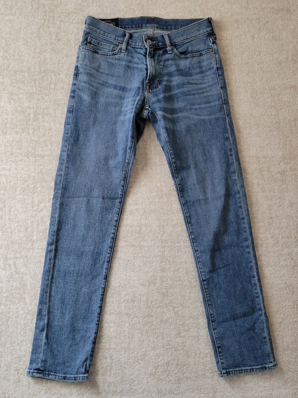 Abercrombie & Fitch Langdon Skinny Jeans 28x30 Stretch Blue Med Wash Preppy
